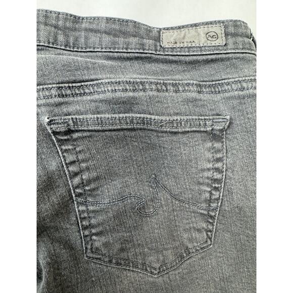 AG Adriano Goldschmied The Stevie Ankle Jeans Slim Straight Gray 32R - Picture 10 of 10